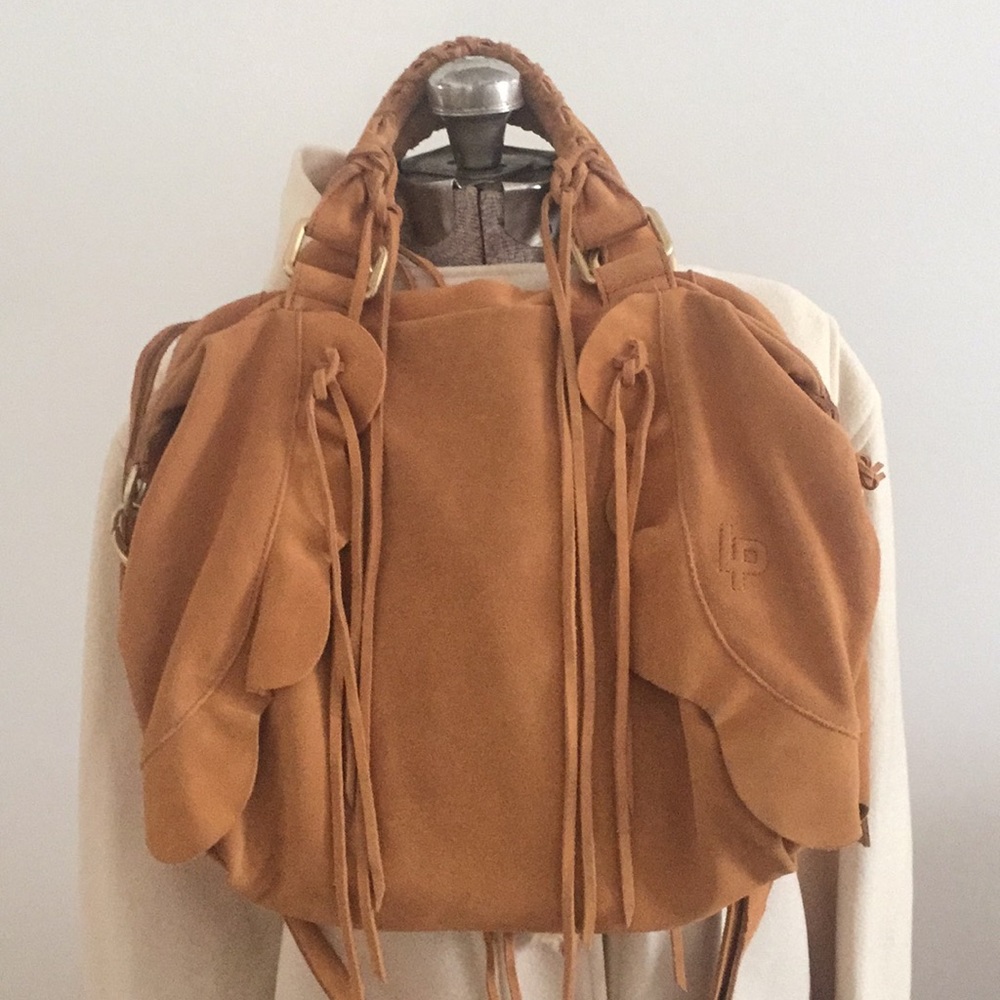 Linea Pelle Suede Crossbody Bag